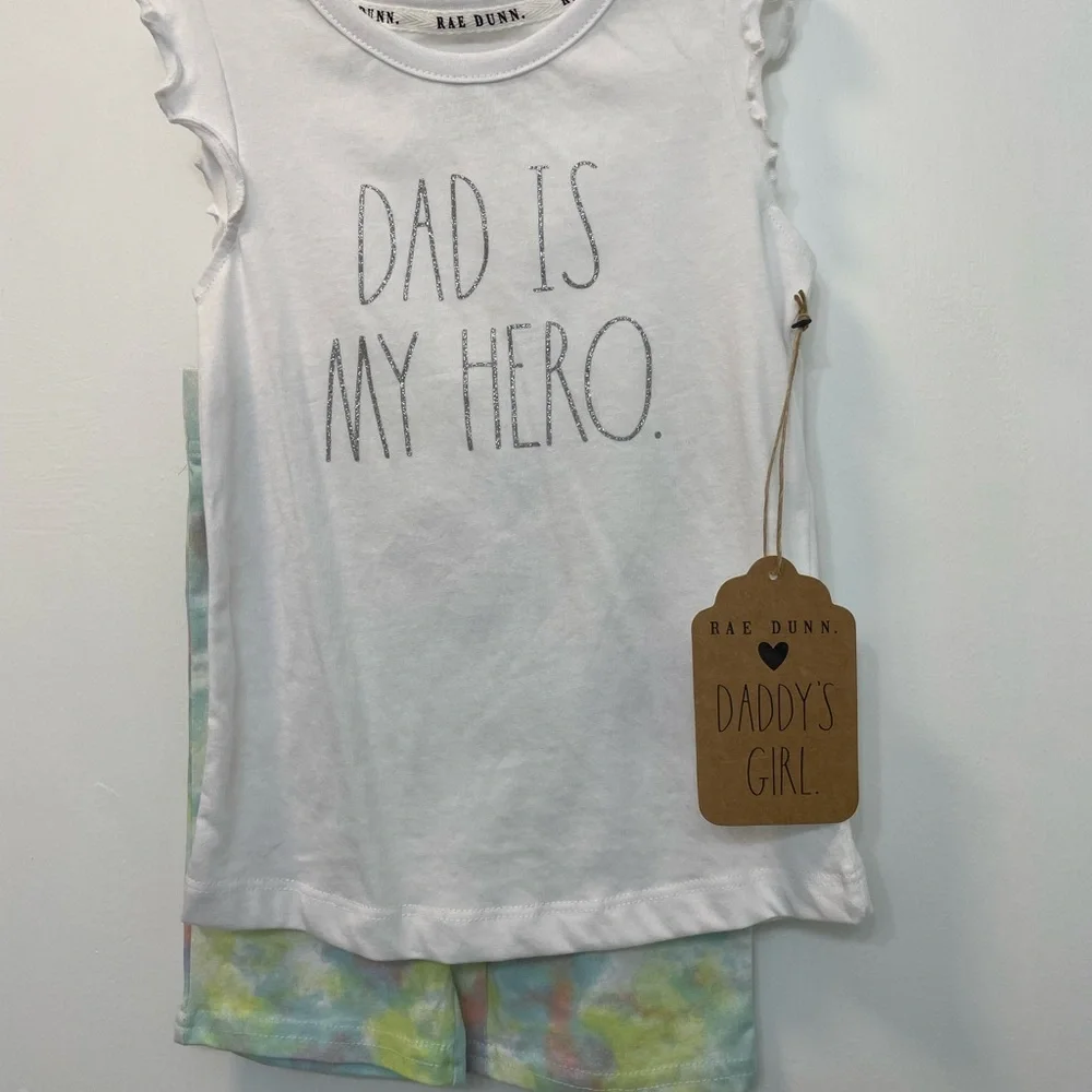 Rae Dunn Childrens outfit 4T Daddy’s girl